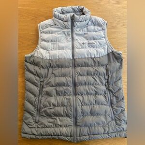 Columbia Two-Tone Gray Puffer Vest